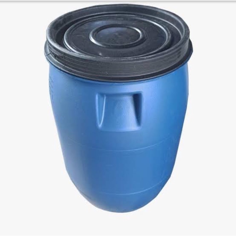 TEMPAT SAMPAH / TONG AIR DRUM BIRU 60 LITER