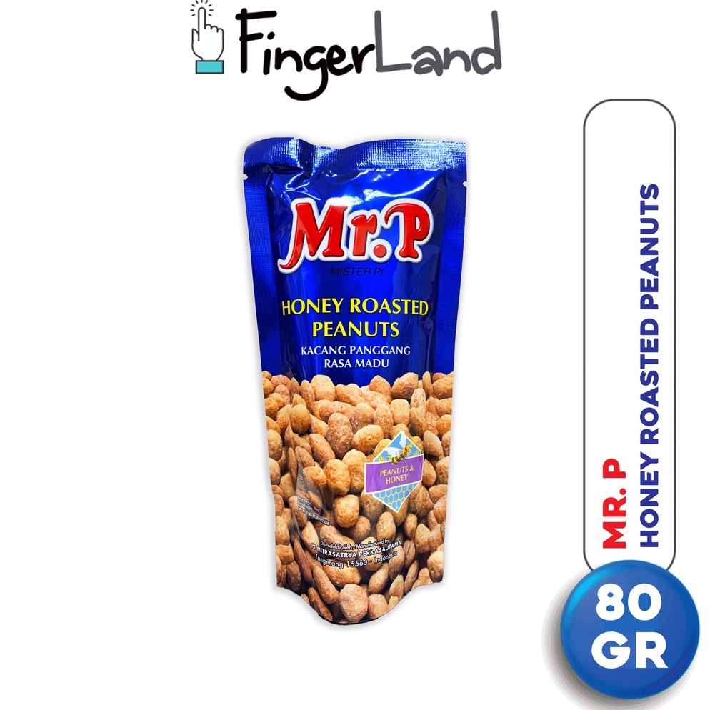 

Dijamin puas MR. P Honey Roasted Peanuts 80 gram Kacang Rasa Madu