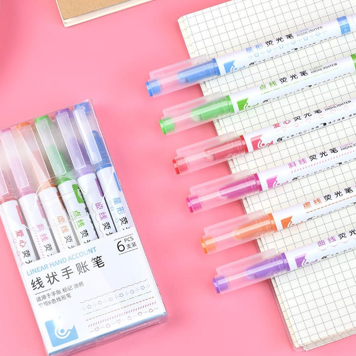 

Super Promo→ LCZ8O CURVE HIGHLIGHTER 6 PCS HIGHLIGHTER MOTIF HIGHLIGHTER PEN Y39 Produk