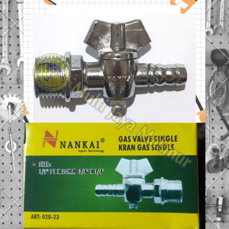 Paling Laku NANKAI Kran Gas LPG NANKAI Single / Keran Gas Angin / Kran Oven Gas Water Heater Kompor