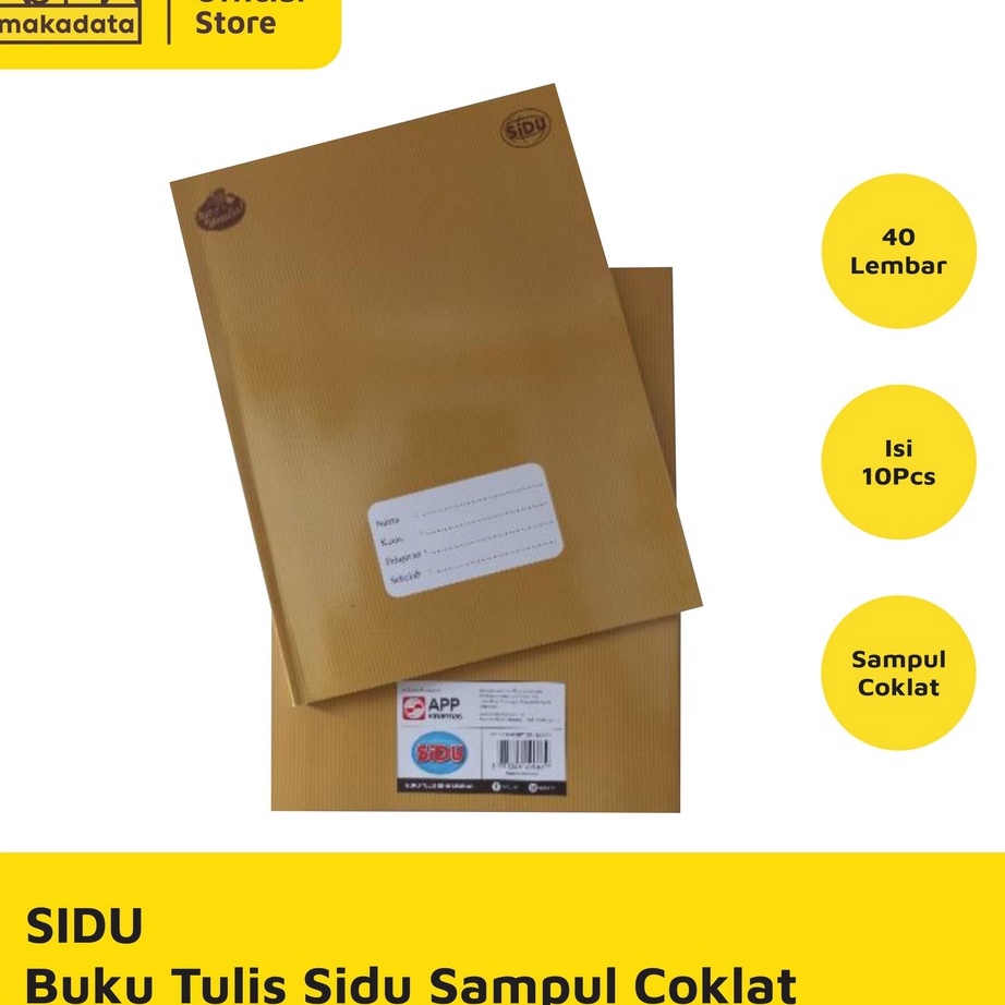 

➟Promo➟ ZLKEC BUKU TULIS SIDU 40 LEMBAR SAMPUL COKLAT 10 PCS / PACK MURAH H71 Bestseller