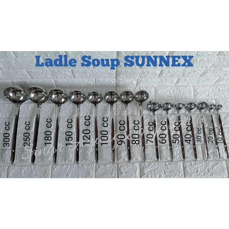 Semangat Abis SENDOK SOP SOUP LADLE SUNNEX