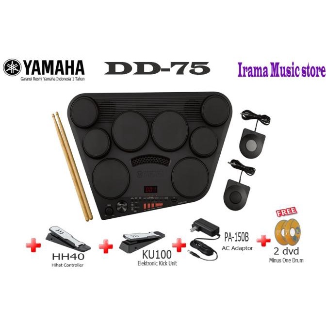 Yamaha Drum Pad Elektrik Digital DD-75 / DD75 / DD 75
