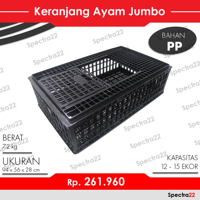 Terlaris Keranjang Ayam Besar, Jumbo - Transport Ayam - Alat Ternak Ayam Unggas