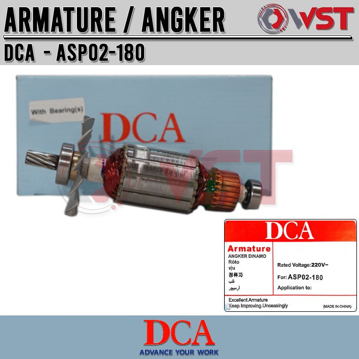 Termurah Armature / Angker Dca Asp02-180 / Makita 9218Pb