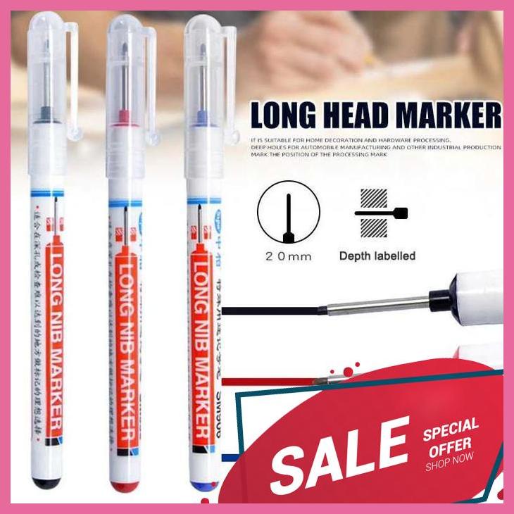 

GMR- XIN NIAN BAONENG SPIDOL KEPALA PANJANG LONG NIB HEAD MARKER WATERPROOF