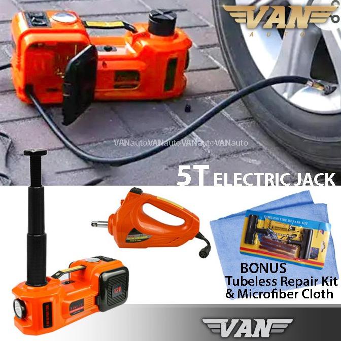 Dongkrak Elektrik 5 Ton / Dongkrak Electric / Dongkrak Mobil 4In1