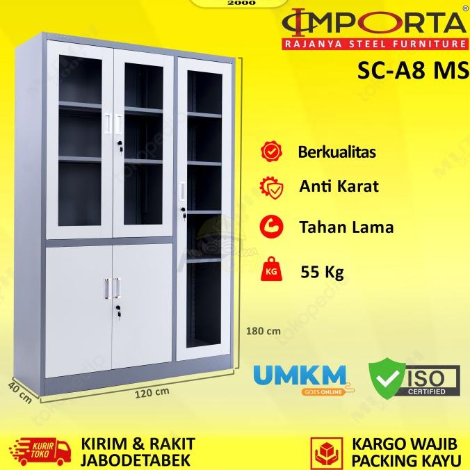 

Big Sale Importa Sc-A8 Bt Ms Lemari Arsip 3 Pintu Lemari Besi 3 Pintu Limited Edition