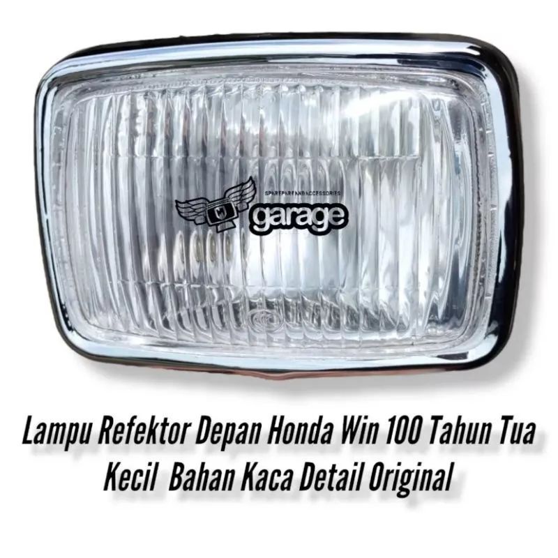 Reflektor lampu depan honda win 100 win100 tahun tua import