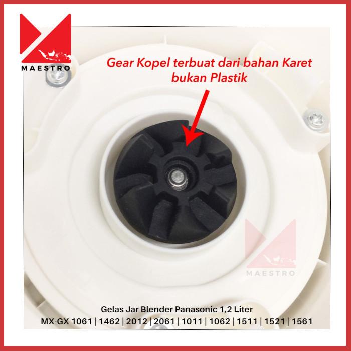 Gelas Blender Panasonic Mx-Gx 1462 1061 1011 - Pisau Jus Jar Kaca Set