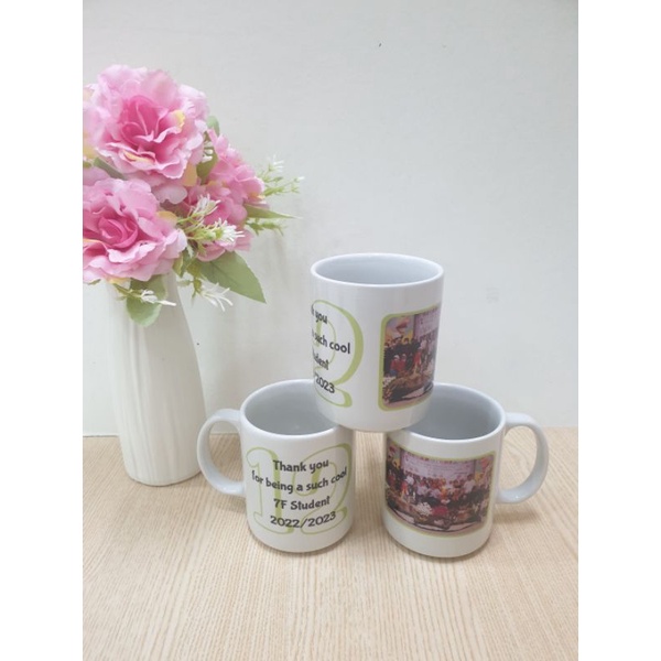 mug souvenir custom/mug sablon/gelas wedding/mug ultah