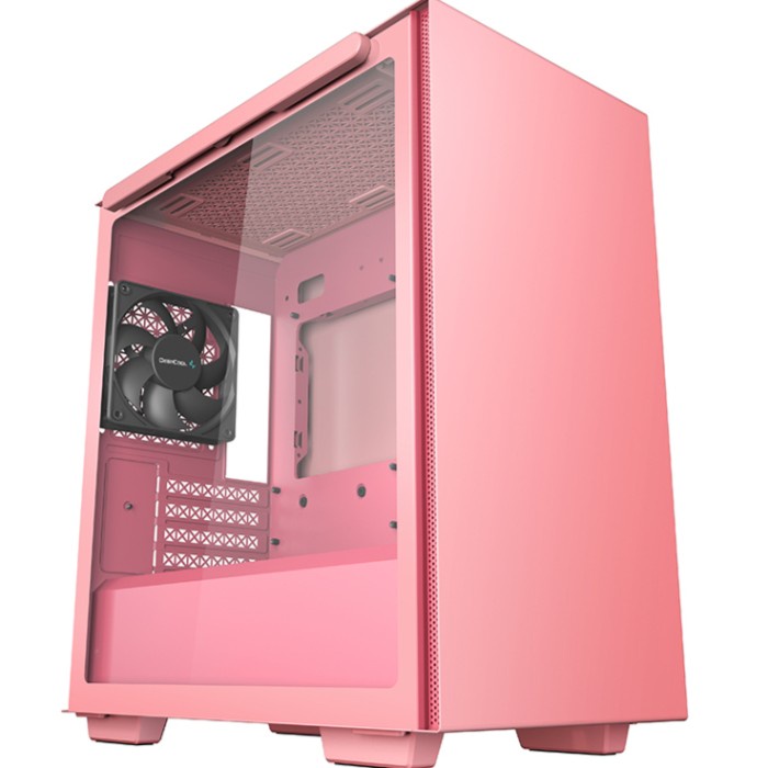 Best Seller Deepcool Macube 110 Pink Tempered M-Atx Pc Case Casing Gaming Chassis