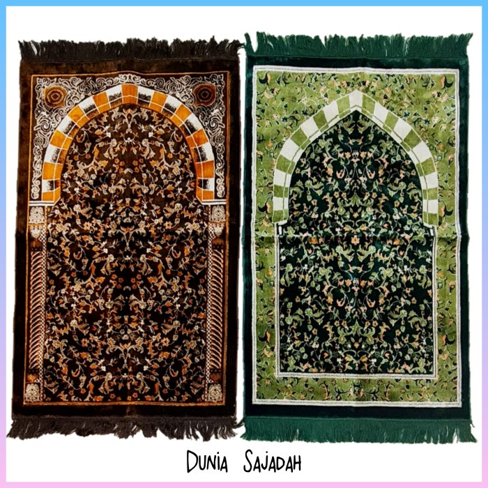 Terlaris Sajadah Sajadah Turkey Tebal Arbain Ultra Rawdah / Turki Besar Raudoh Turkiye