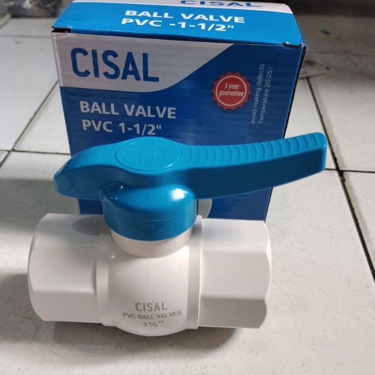 ¯ BM ball Valve PVC 11/2" CISAL / ball Valve PVC 1.5" CISAL ✰ ✿