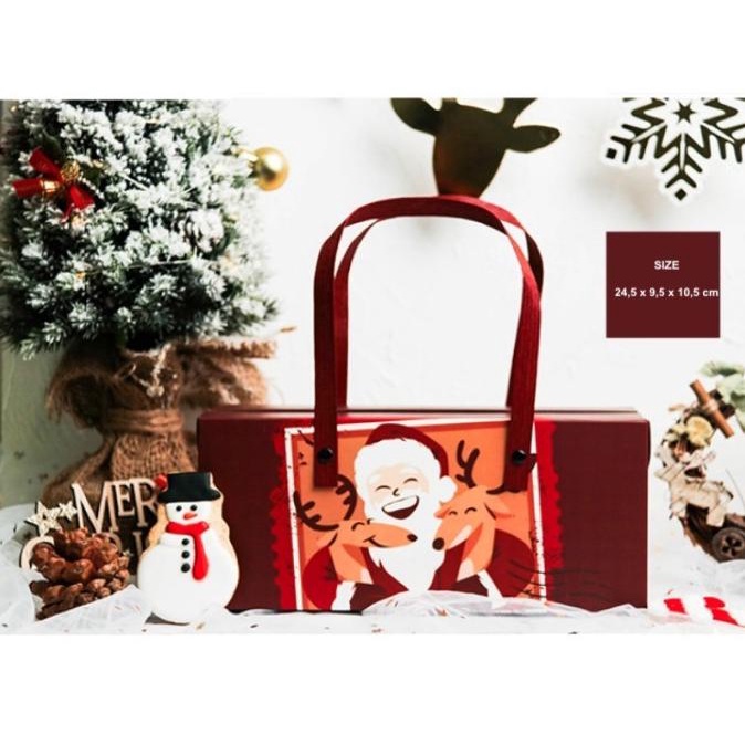 

Sale Paper Box Gift Box Kotak Hadiah Tema Natal - Kotak Packaging Christmas