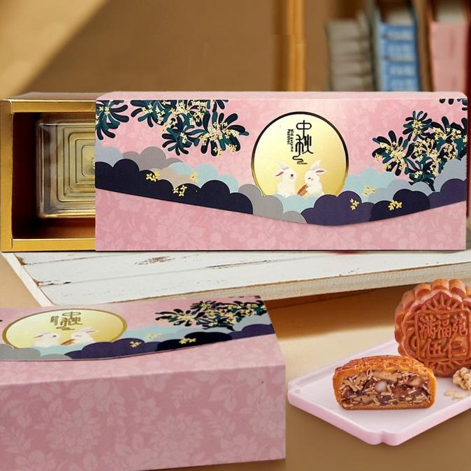 

6,6 Box Mooncake Mochi Angku Cookies Wimala 2/Dus Kue Bulan (1 Bal 24 Pcs)