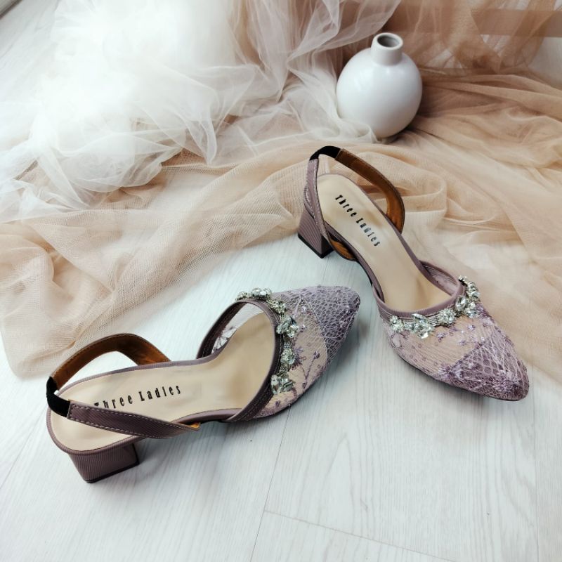 GALA heels 5CM sendal wanita | wedding shoes brukat payet
