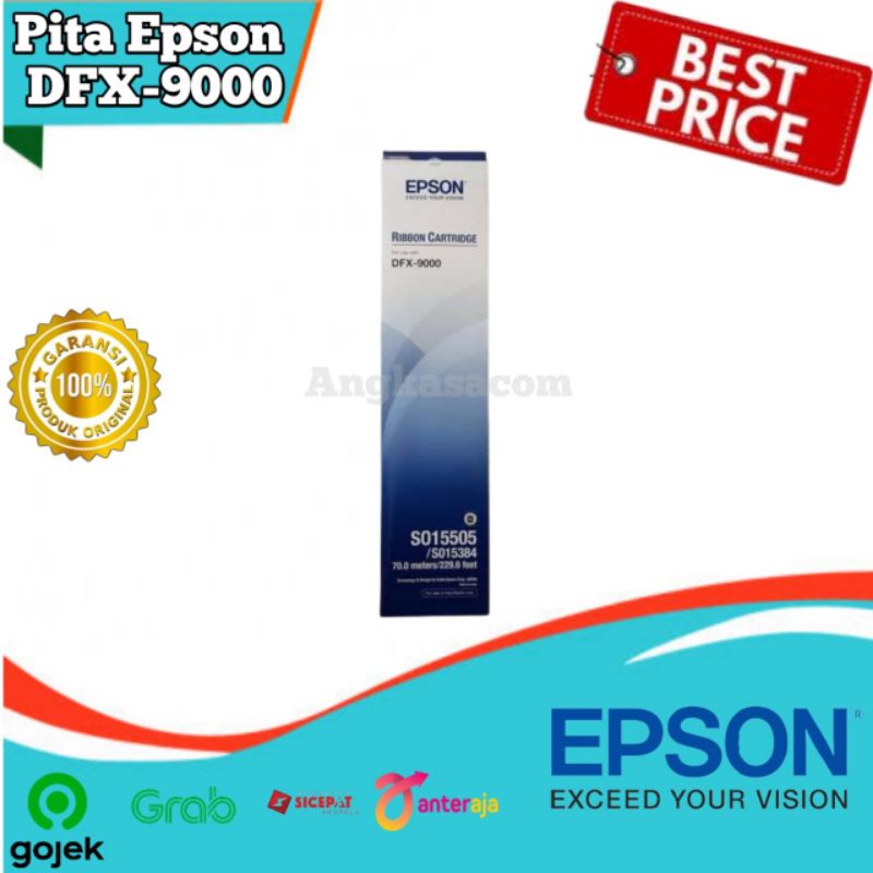 Epson Ribbon Cartridge Pita Tinta DFX-9000 DFX 9000 Original