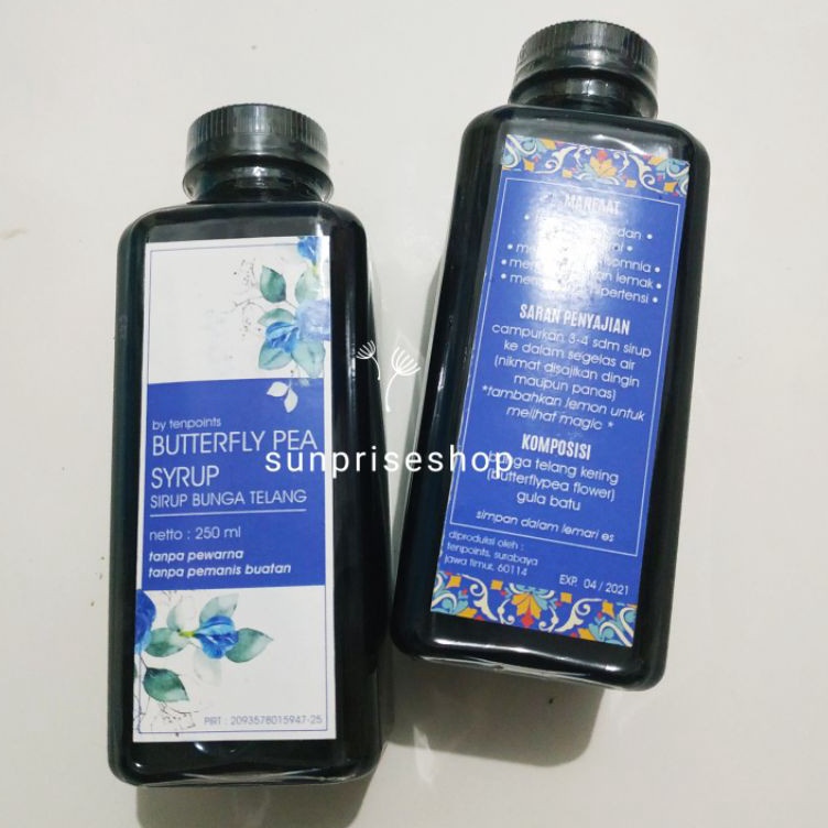 

Kode8p3Od SIRUP BUNGA TELANG TEN POINTS 250 ML