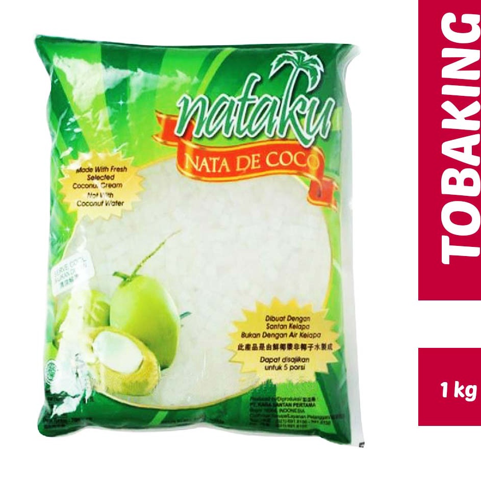 

idI3u8T Nataku Nata De Coco Kara 1 kg - Potongan dadu kecil Kara HALAL