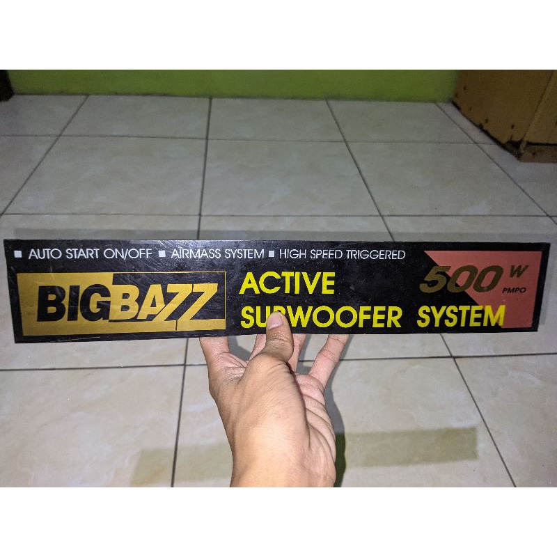 EMBLEM SUBWOOFER PSW 500 REBAH POLYTRON ORIGINAL