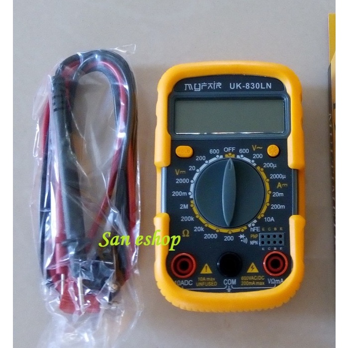 FLASH SALE DIGITAL MULTIMETER (MULTITESTER) (AVO METER) MYFAIR UK-830LN TERBARU