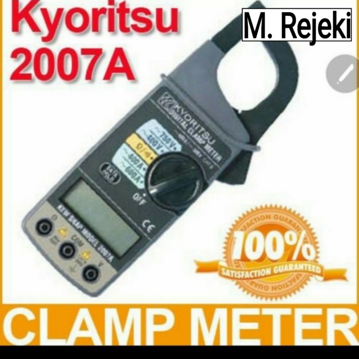 FLASH SALE!!! KYORITSU 2007A TANG AMPERE DIGITAL CLAMP METER KYORITSU 2007 A ORI TERMURAH