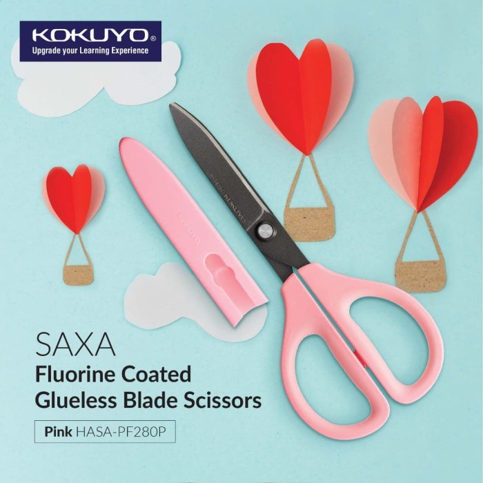 

Bestseller Kokuyo Scissor Fluorine Coated Glueless Blade . (Teflon) Haza-Pf280