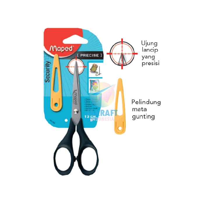 

Bestseller Gunting Besi Runcing Lancip Pelindung 13 Cm Maped Pointed Scissors Cap