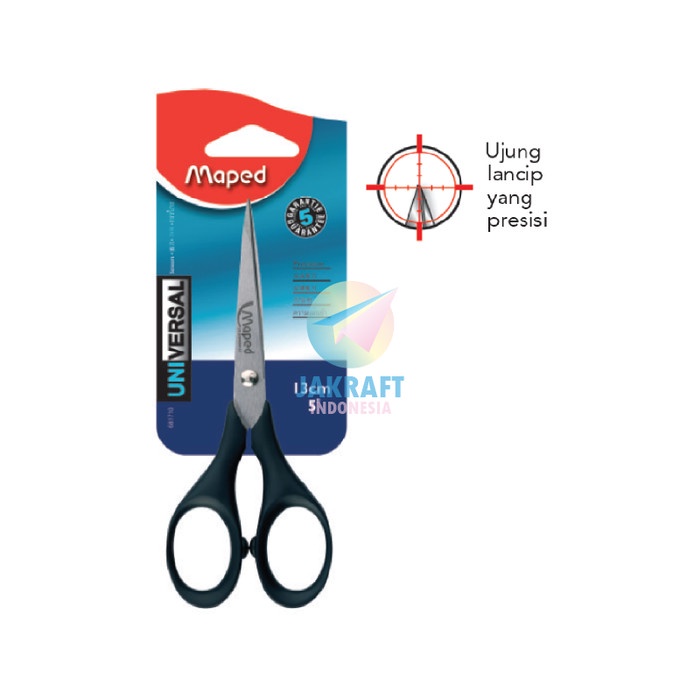 

Bestseller Gunting Besi Runcing Lancip 13 Cm Maped Pointed Scissors