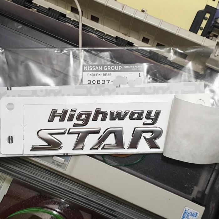 Emblem Bagasi " Highway Star " Hws Livina Hws Serena Hws