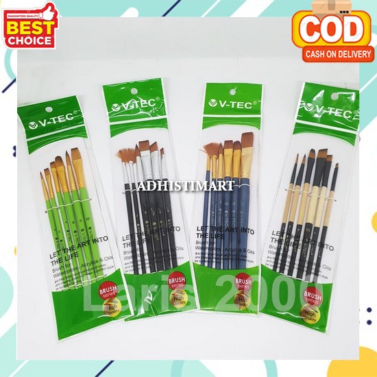 Alat Painting Set Dewasa Anak Besar Kecil Murah Cat Akrilik Cat Air Cat Minyak Set Kuas Lukis Lengka