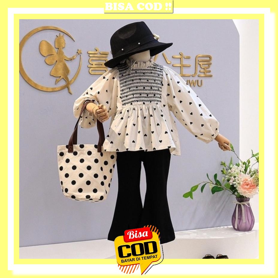 Pakaian Anak Anak Perempuan One Set Anak Perempuan Cewek Kekinian Cewe Dress Lucu Karakter Model Ter