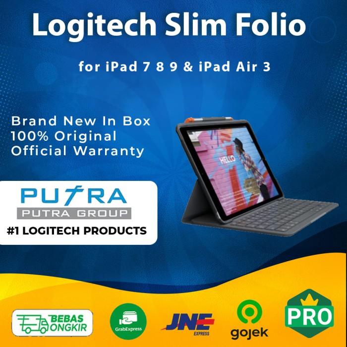 Logitech Slim Folio Keyboard For Ipad 9 Ipad 9Th Gen 8 7 / Ipad Air 3