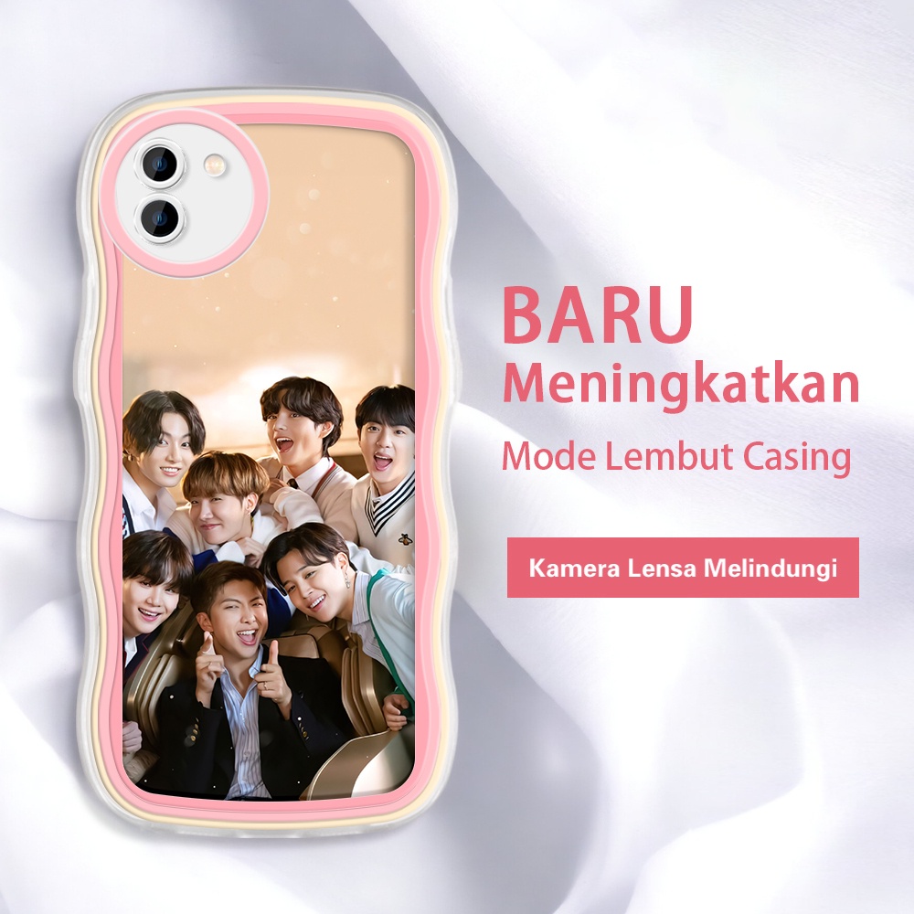 Samsung A12 10 A04S A04 A03S A03 A03C A02 A02S INS BTS Bangtan Boys BT21  Cool Kor Kesing case hp mu