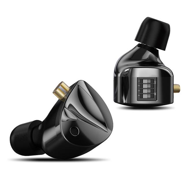 KZ D-FI Earphone with Mic Innovative Precise Tuning Method KZ D Fi DFi - With Switch,Driver No Cable