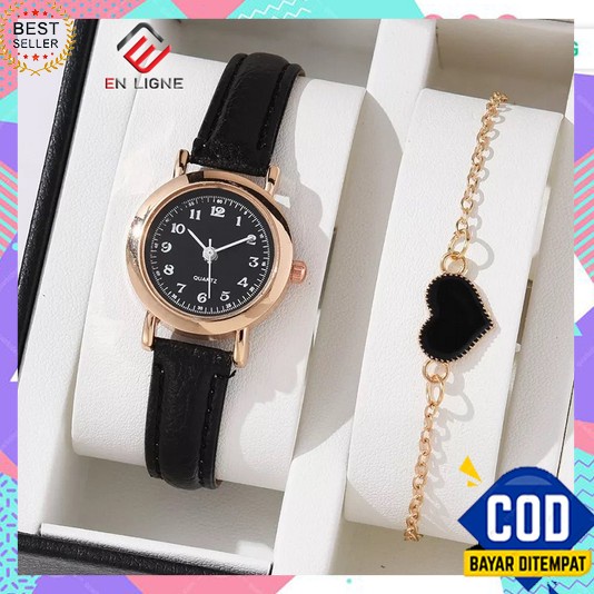 Jam Tangan Wanita Dewasa 2023 Branded Elegan Mewah Kecil Arloji Cewek Korea Untuk Perempuan Waterpro