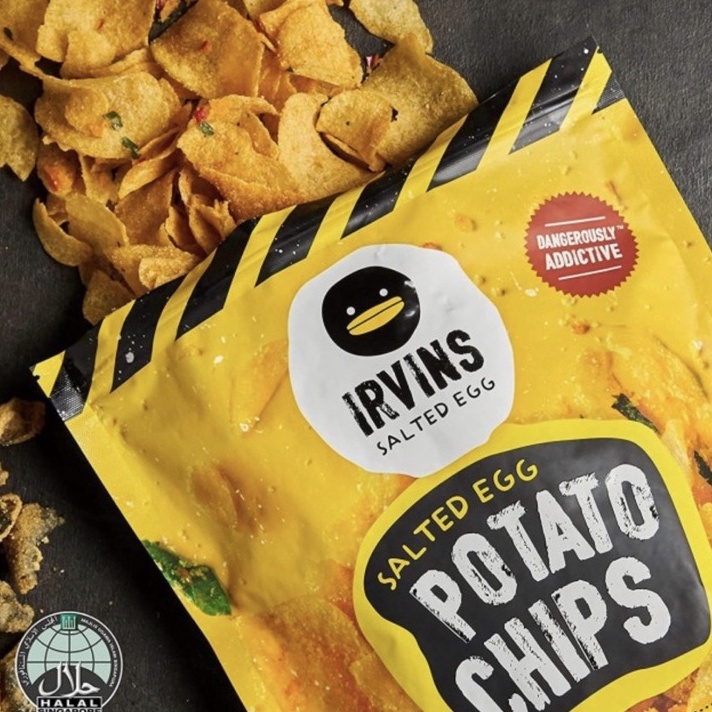 

Readystock IRVINS Salted Egg Potato Chips Small (105 gr) Big Sale