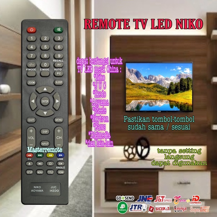 Kirim Sekarang REMOT REMOTE TV NIKO LCD LED