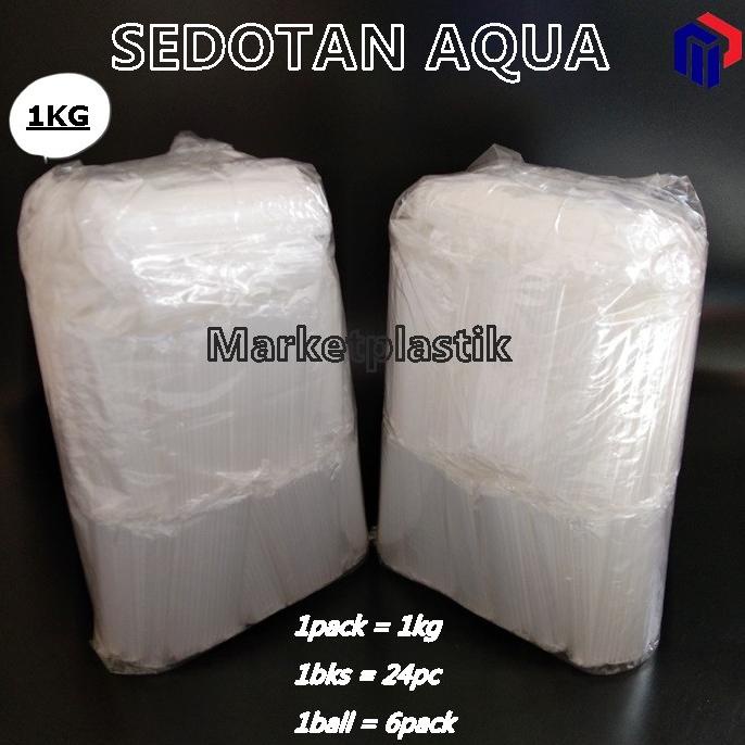 Sedotan Plastik/Sedotan Aqua Gelas/Sedotan Aqua Kiloan 1kg