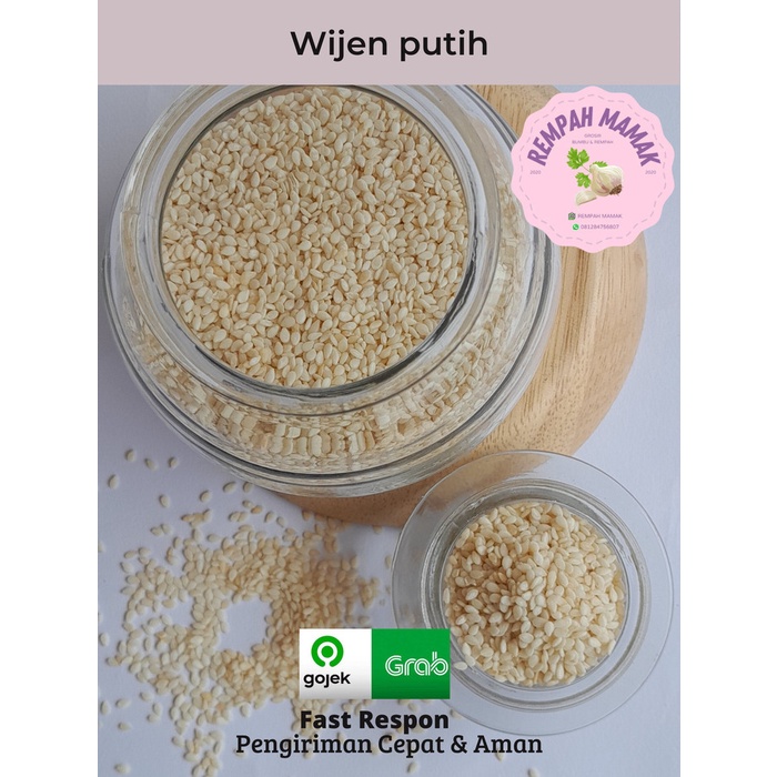 

Wijen Putih 1Kg / White Sesame Seed / Biji Wijen Putih