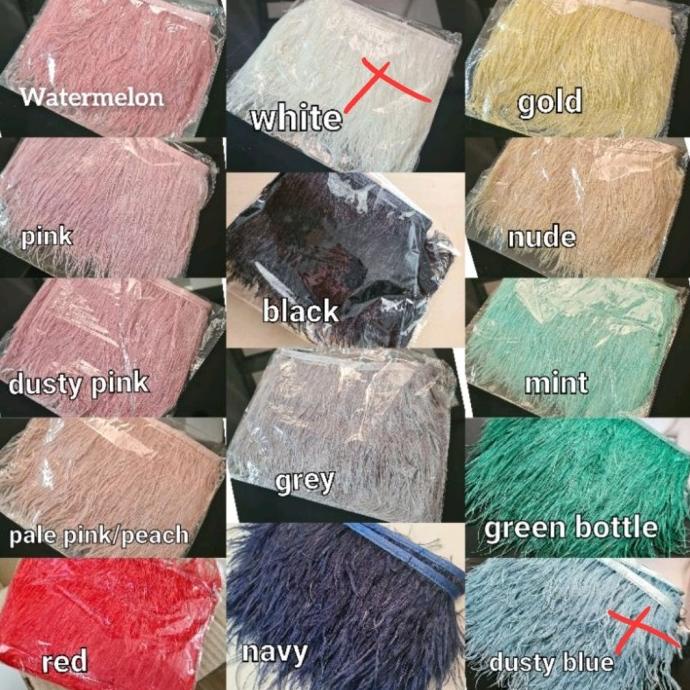 *#*#*#] ostrich feather/bulu ostrich