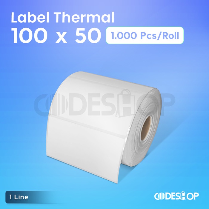 

LABEL EKSPEDISI 100X50 ISI 1000 PCS STICKER 100 X 50 DIRECT THERMAL