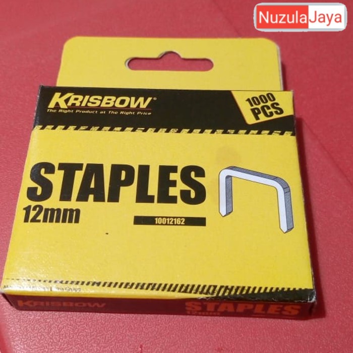 

PROMO Isi Ulang Staples tembak/Refill Stapler Ukuran 12mm Krisbow Isi 1000pc