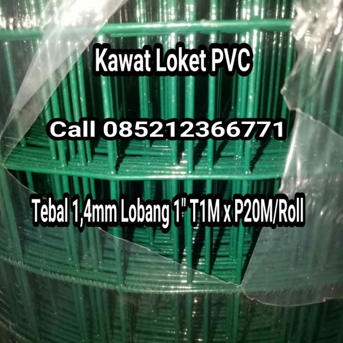 Latins Kawat Loket Pvc Tebal 1,4Mm Khusus Kandang Ayam