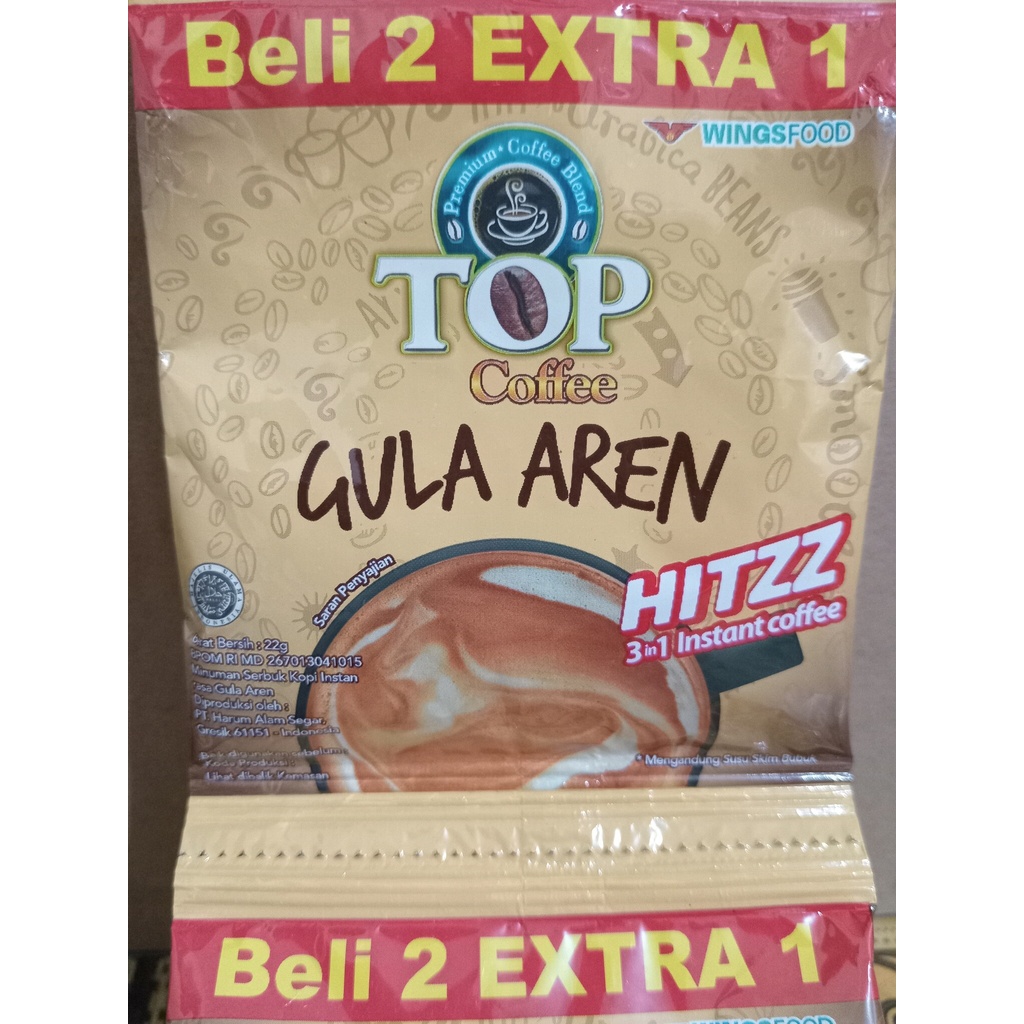 

Top Coffee Gula Aren buy 2extra1 Sachet