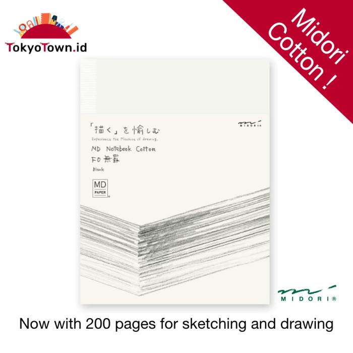 

Midori Notebook Cotton F0
