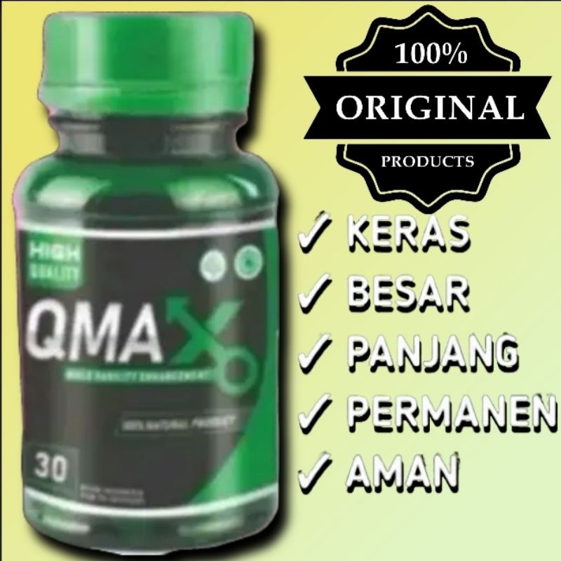 Supplement Qmax pembesar alat p pria permanen