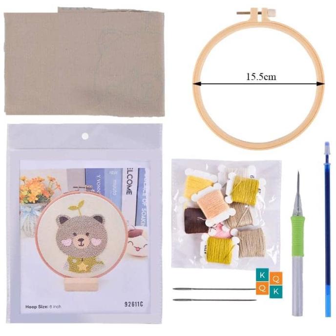 *$*$*$*$] DIY Bordir Sulam Punch Needle Set