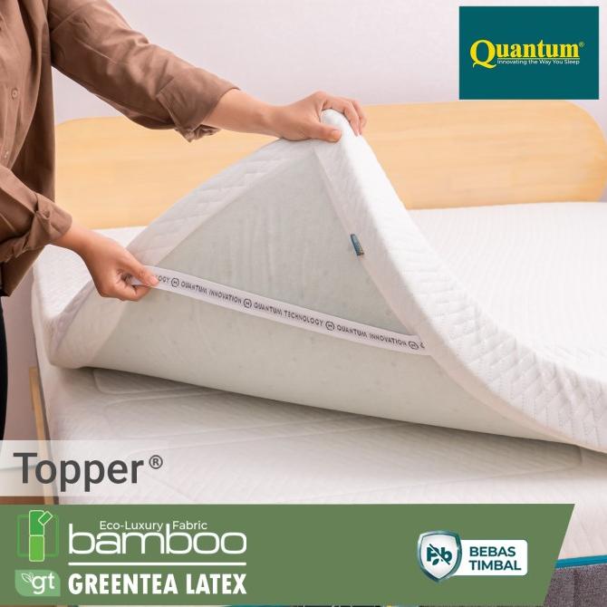 Topper Bamboo Greentea Latex Quantum
